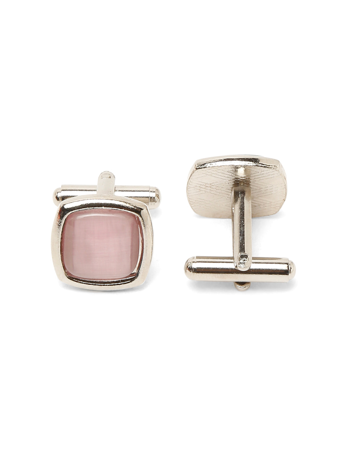Baby Pink Luxury Italian Silk Necktie Set With Pocket Square Cufflinks Brooch Gold Tie pin