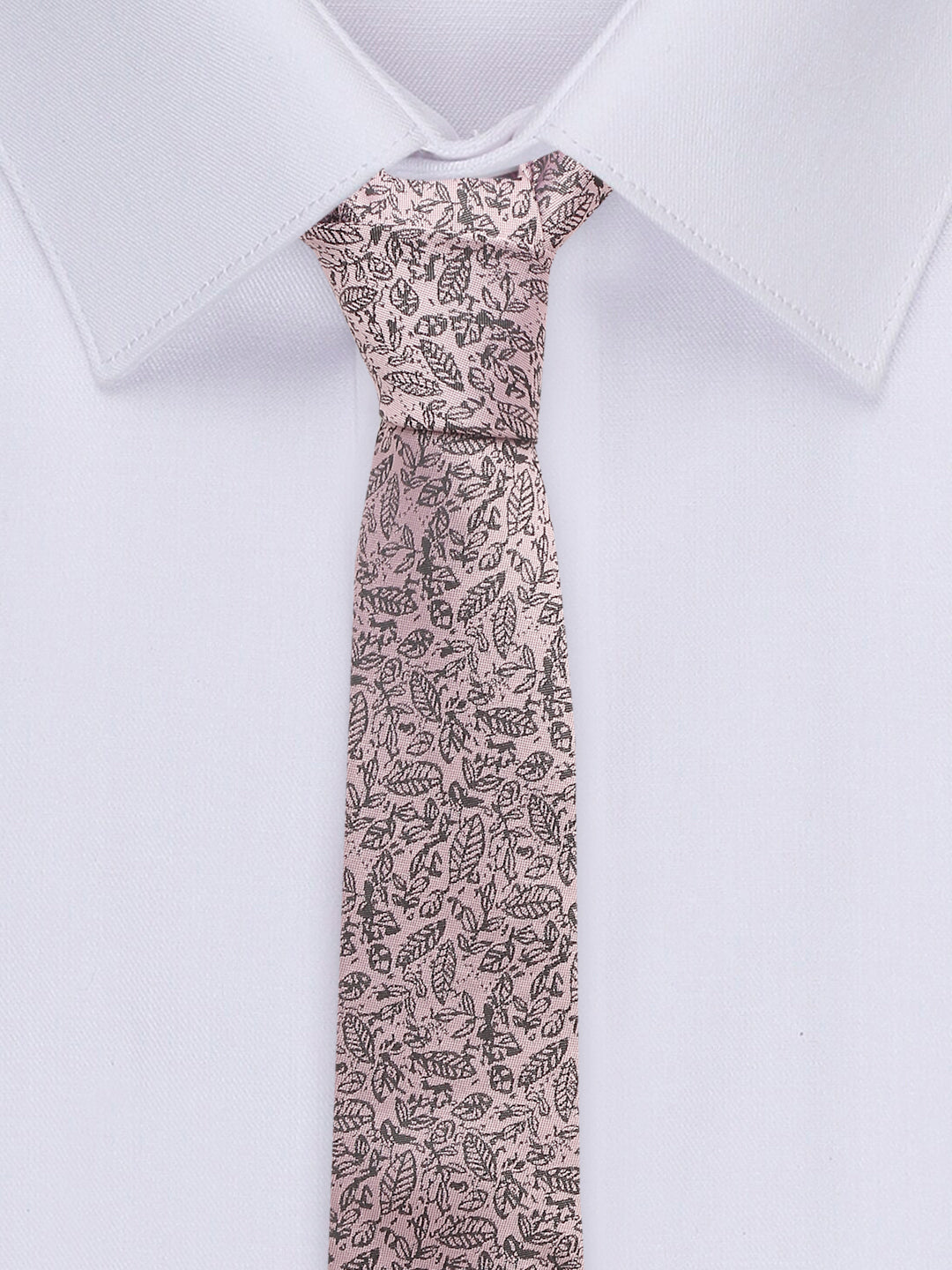 Baby Pink Luxury Italian Silk Necktie Set With Pocket Square Cufflinks Brooch Gold Tie pin