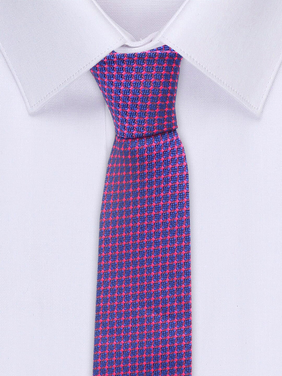 Violet Luxury Italian Silk Necktie Set With Pocket Square Cufflinks Brooch Chrome Tie pin