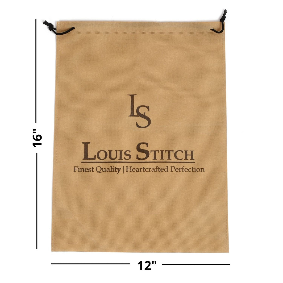 Non Woven Shoe Bag Pack Of 24 Beige Plain & See-Thru