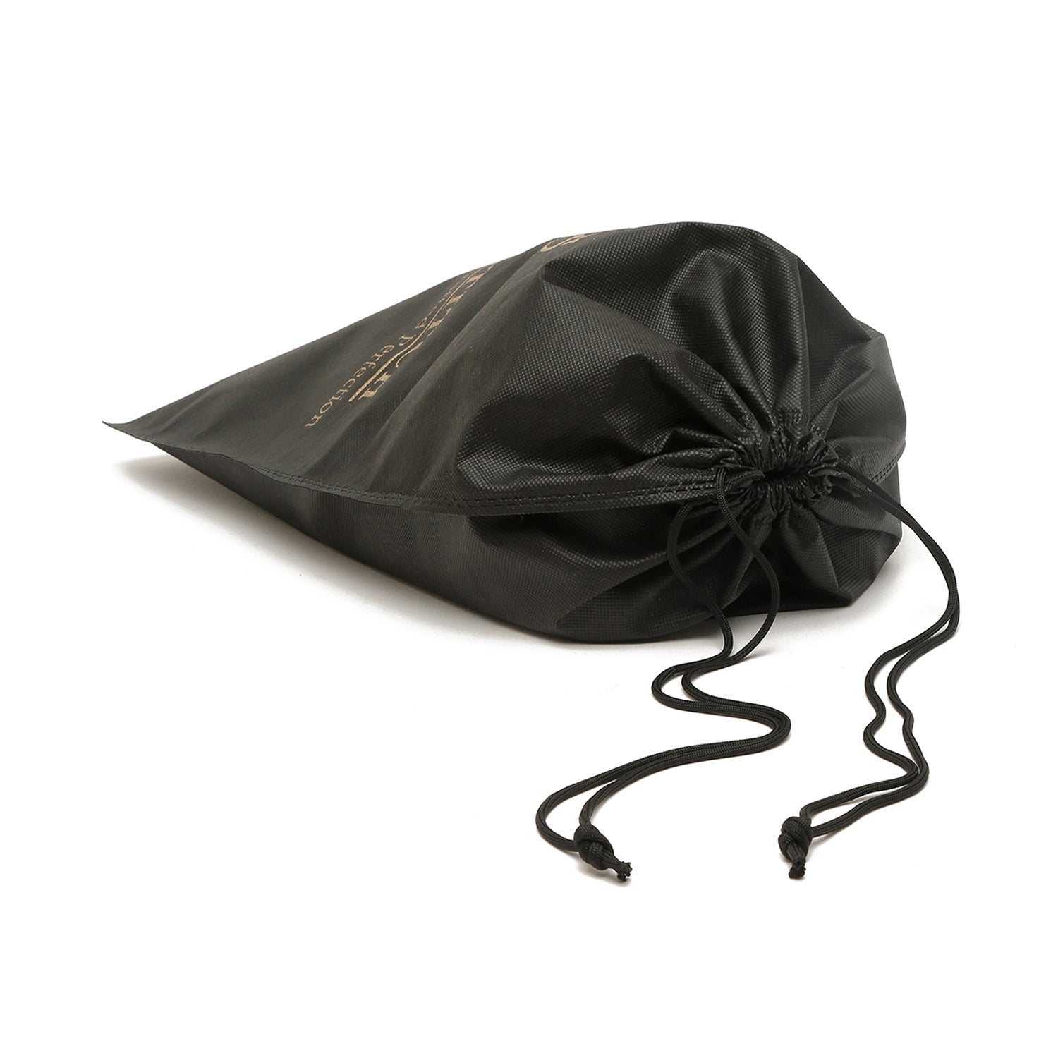 Non Woven Shoe Bag Pack Of 24 Black & Beige Plain - See Thru