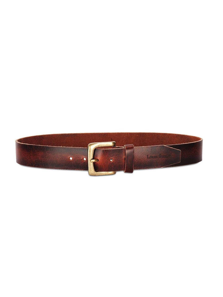 Tan Men's Tan Casual Italian Leather Belt For Men