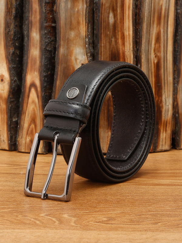 Men's Olive Black Casual Italian New Buck Leather Belt For Men