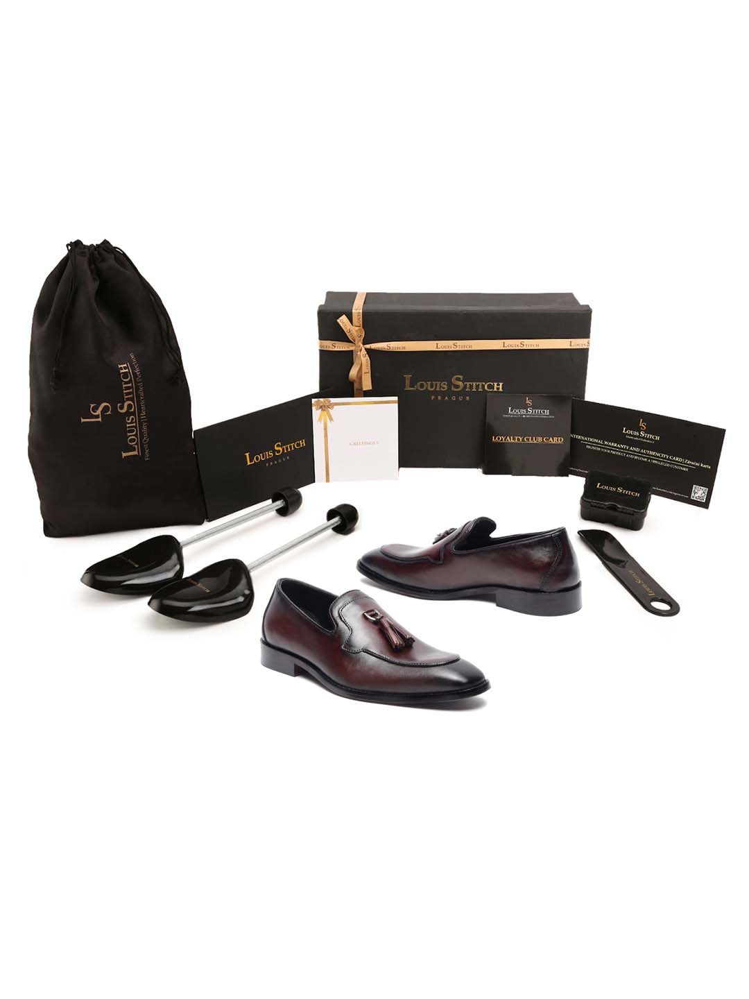 Men's Premium Italian Leather Brunette Brown Moccasins