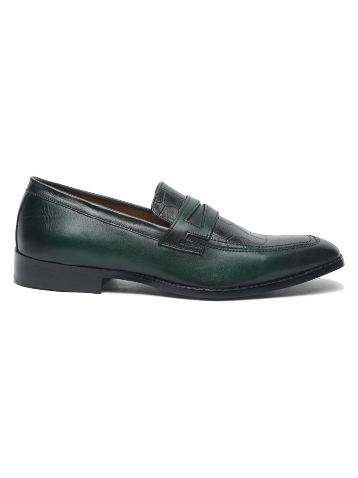 Seaweed Green Premium Italian Leather Shoes for Men Formal Officewear