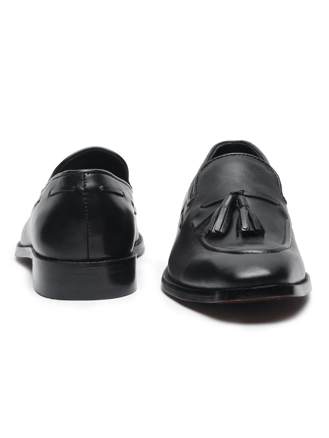 Men's Black Premium Italian Leather Moccasins