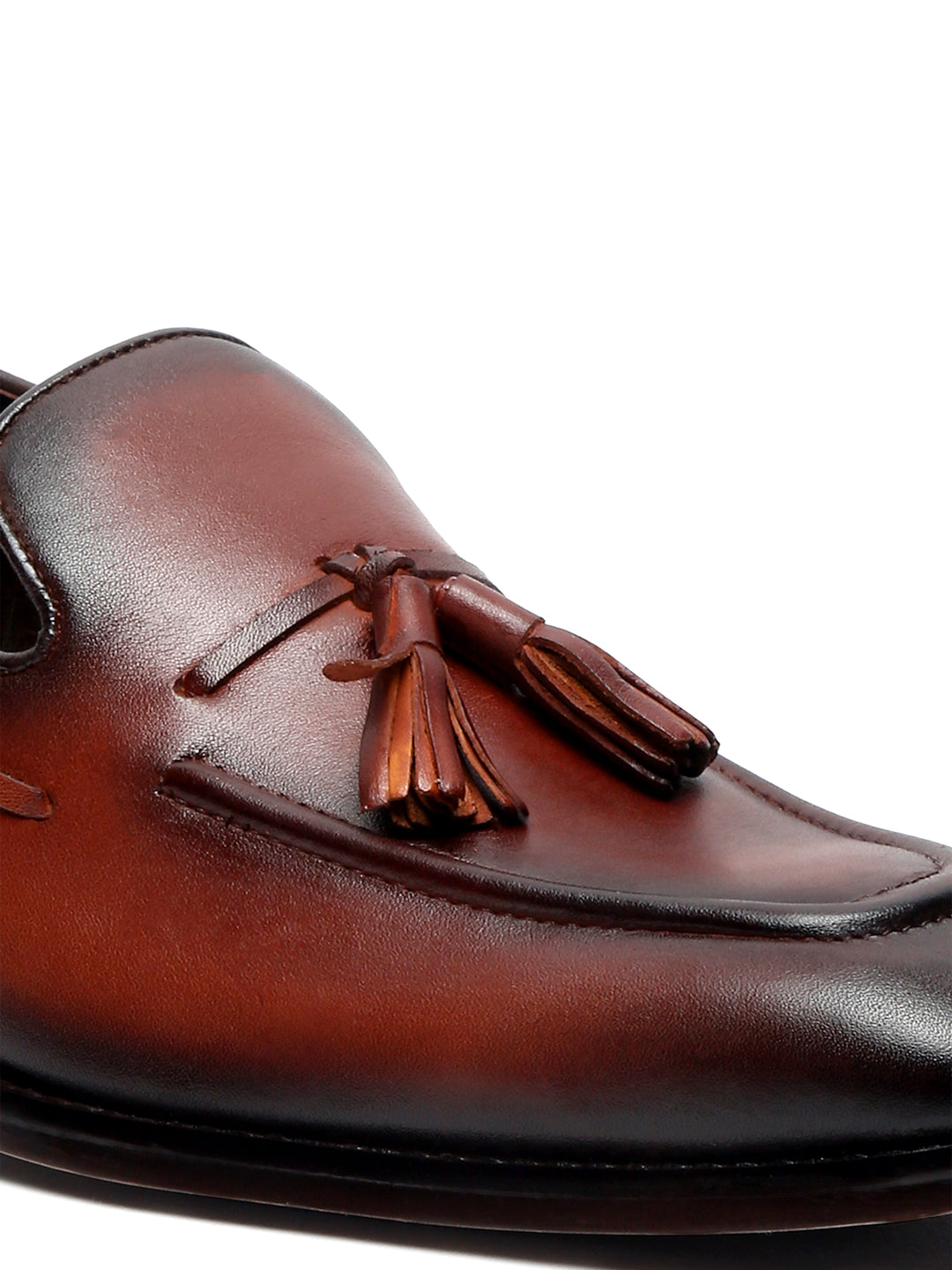 Tan Men's Premium Italian Leather Tan Moccasins