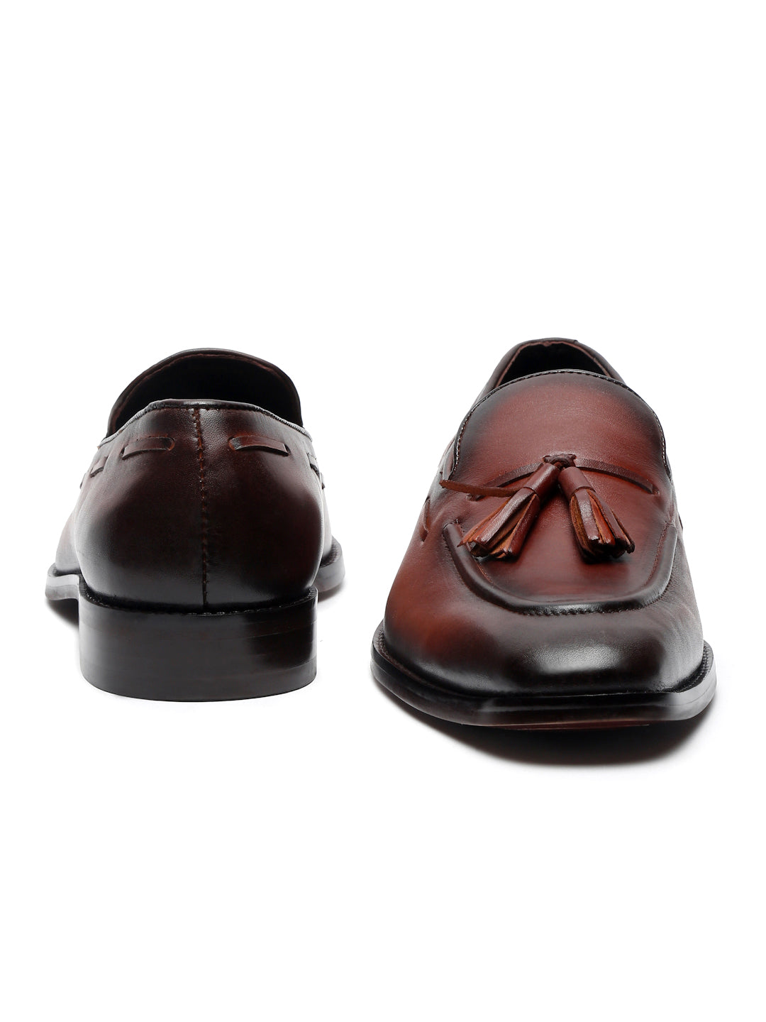 Men's Premium Italian Leather Tan Moccasins