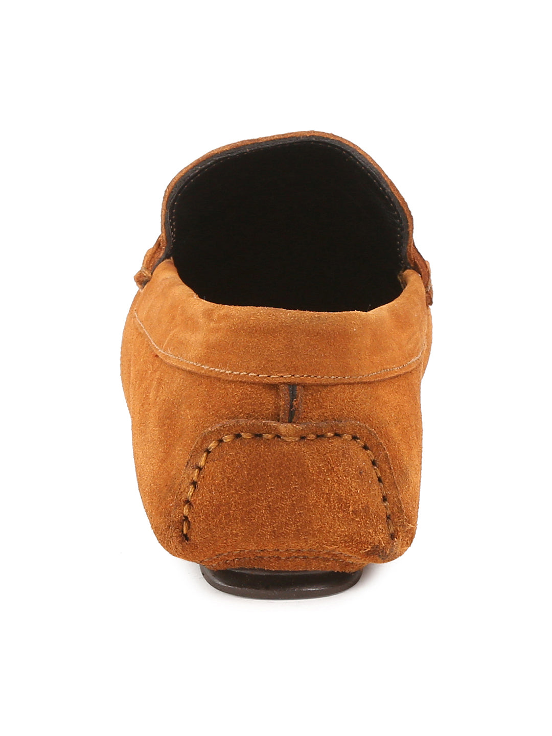 Tortilla Brown Handmade Italian Suede Leather Penny Tassel Loafers