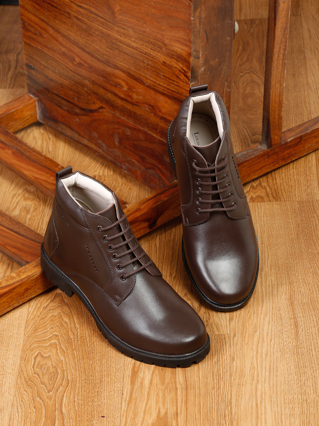 High Ankle Bikers Boots - Handmade Venezia Leather