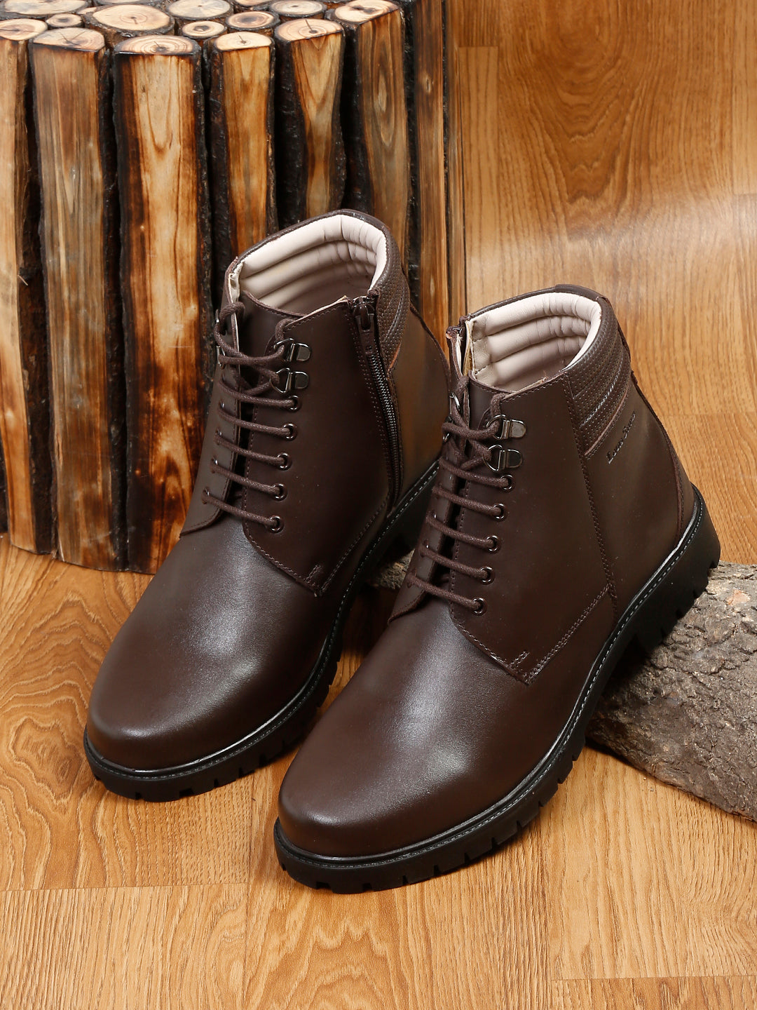 High Ankle Bikers Boots - Handmade Venezia Leather
