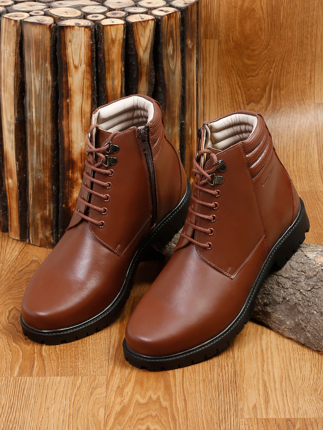 High Ankle Bikers Boots - Handmade Venezia Leather