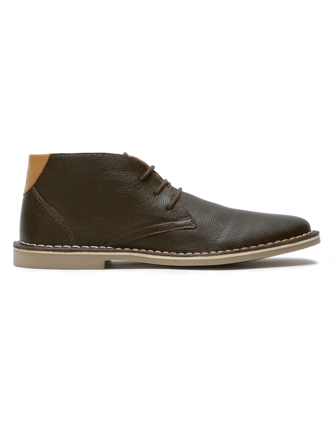 Brunette Brown Italian Leather British Stitch Down Chukka Boots