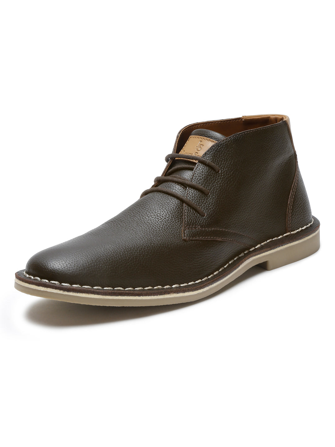 Brunette Brown Italian Leather British Stitch Down Chukka Boots