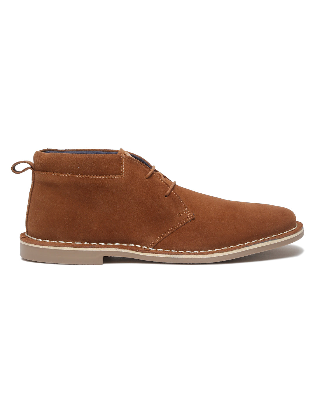 Cider Tan Italian Suede Leather British Stitch Down Chukka Boots