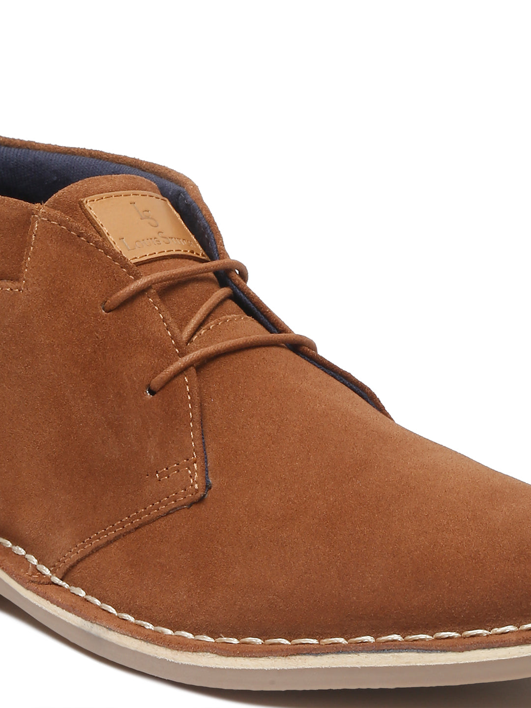 Cider Tan Italian Suede Leather British Stitch Down Chukka Boots