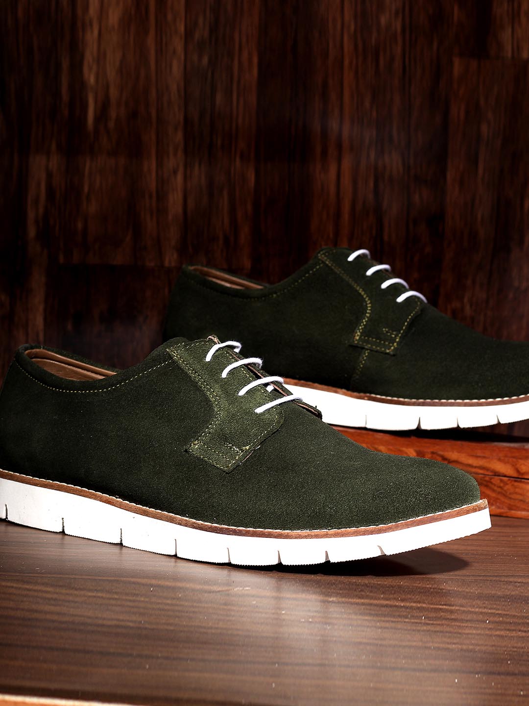 Handmade Premium Italian Leather Suede Casuals EVA Sole