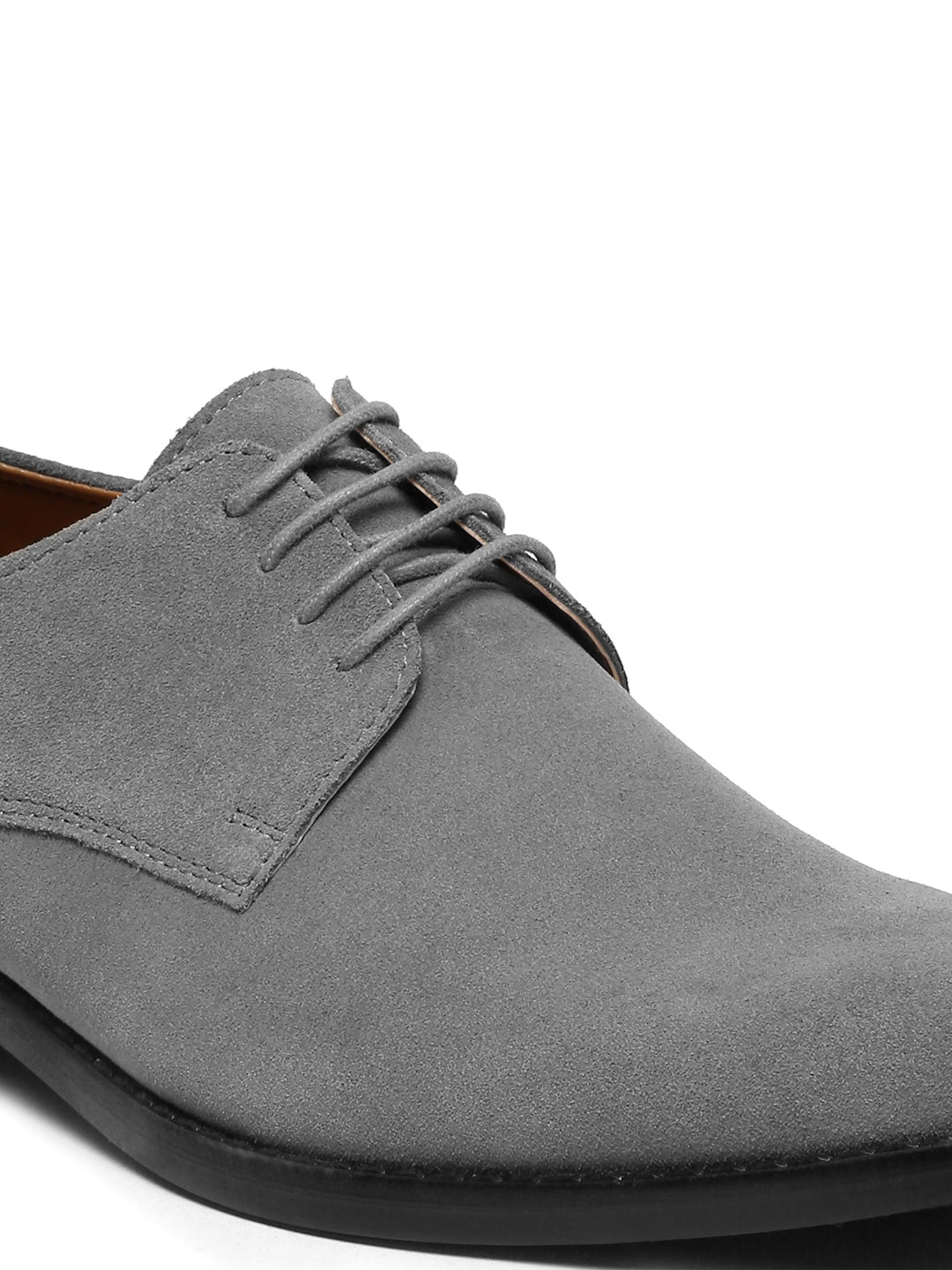 Pewters Grey Italian Suede Leather British Style Handcrafted Casual Shoe
