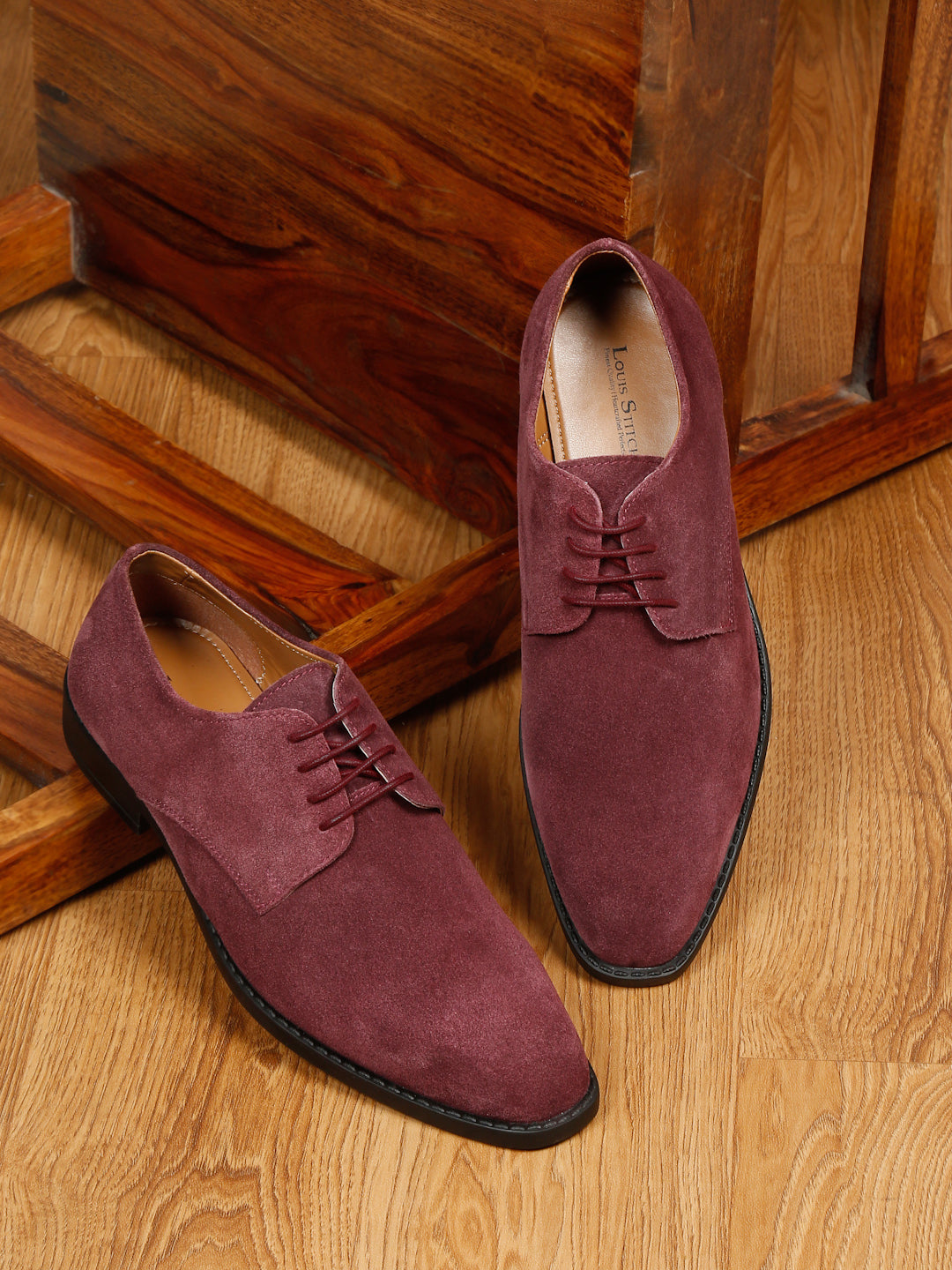 Rosewood Black Italian Suede Leather British Style Handcrafted Casual Shoe