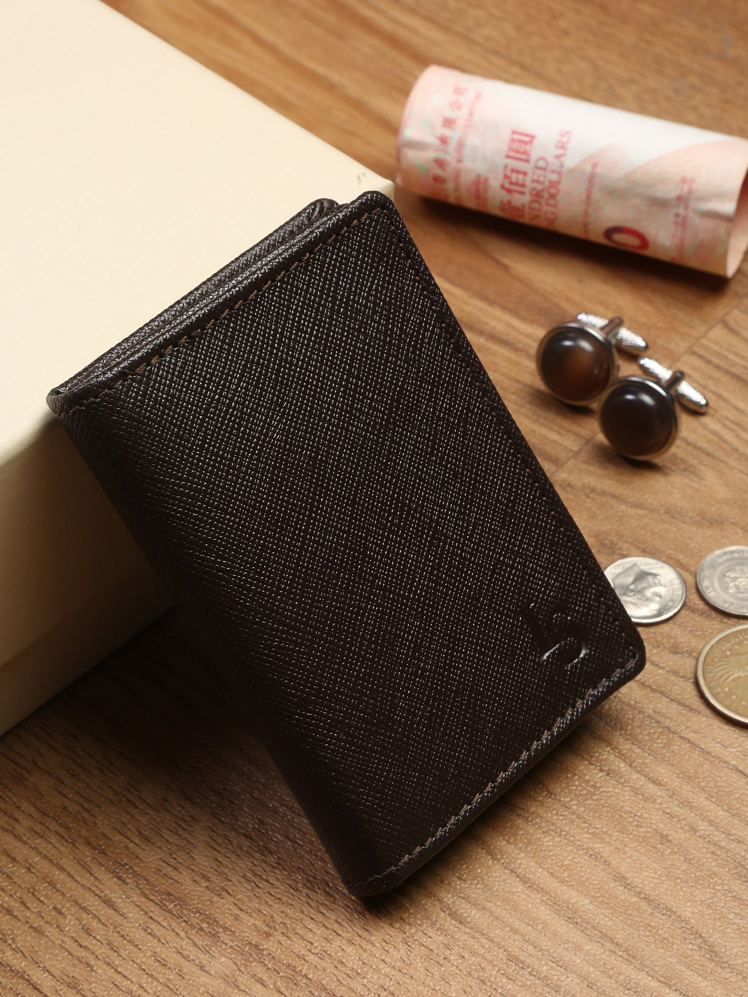 Italian Saffiano Leather Wallet