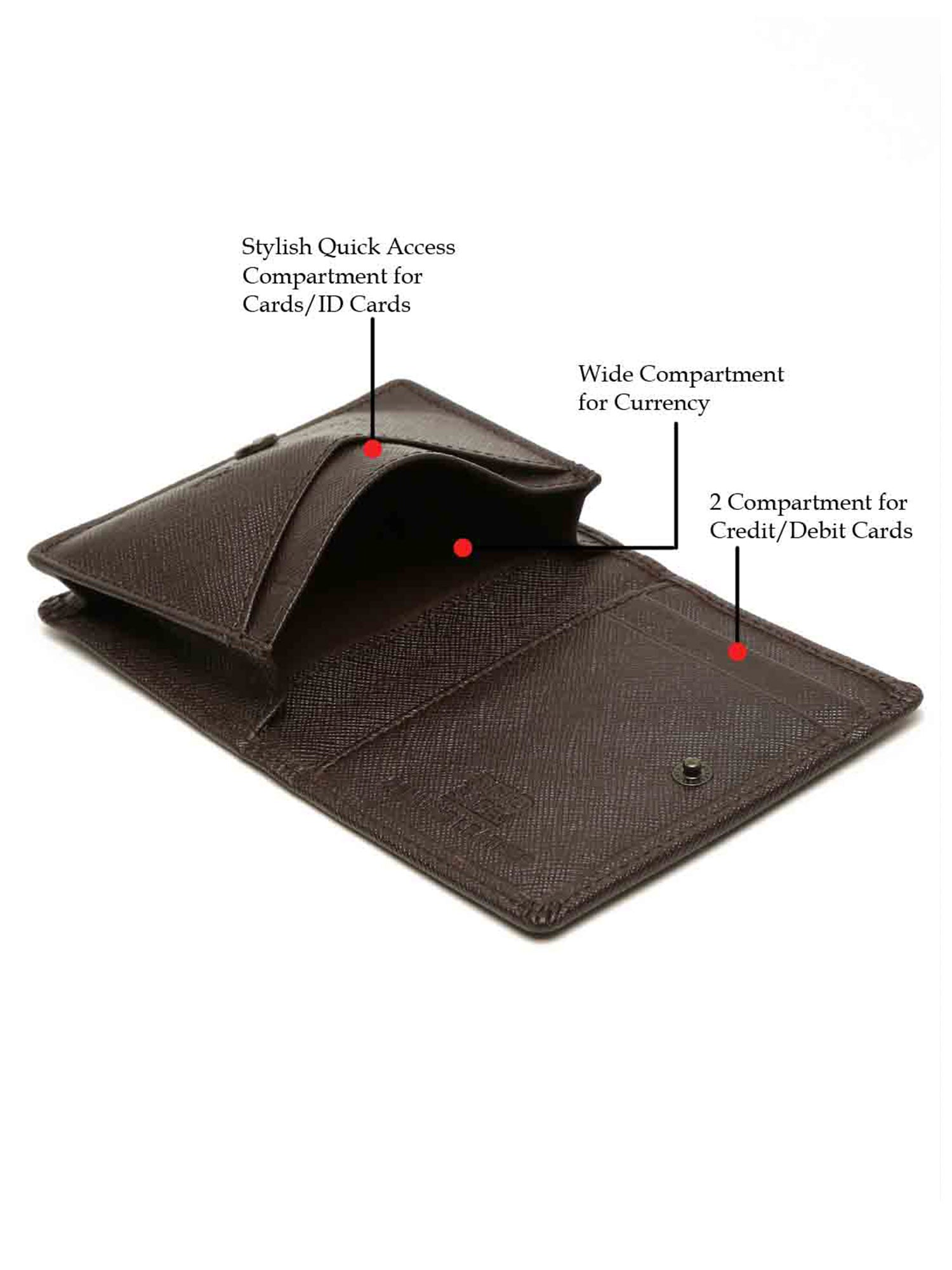 Italian Saffiano Leather Wallet