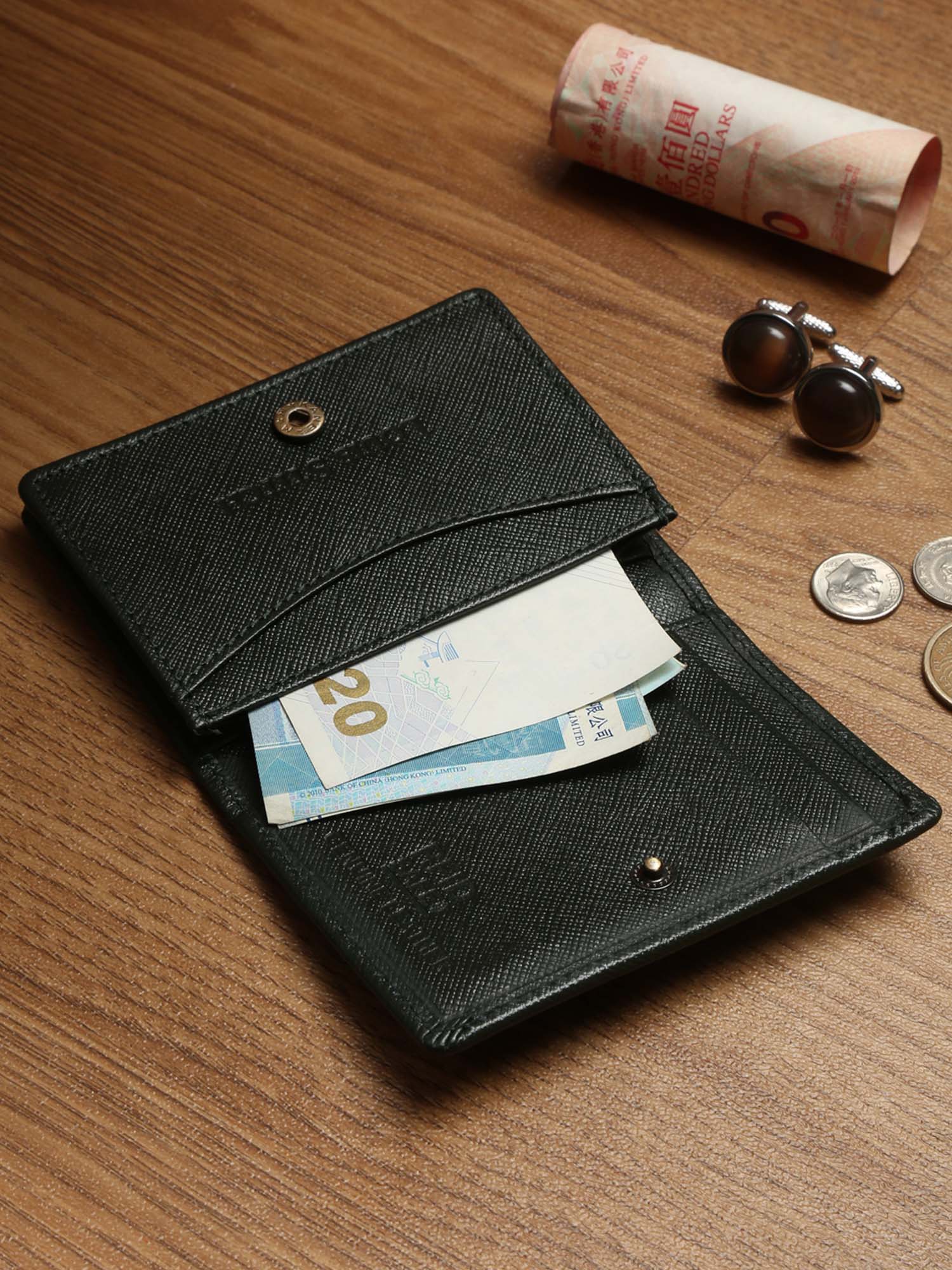Italian Saffiano Leather Wallet