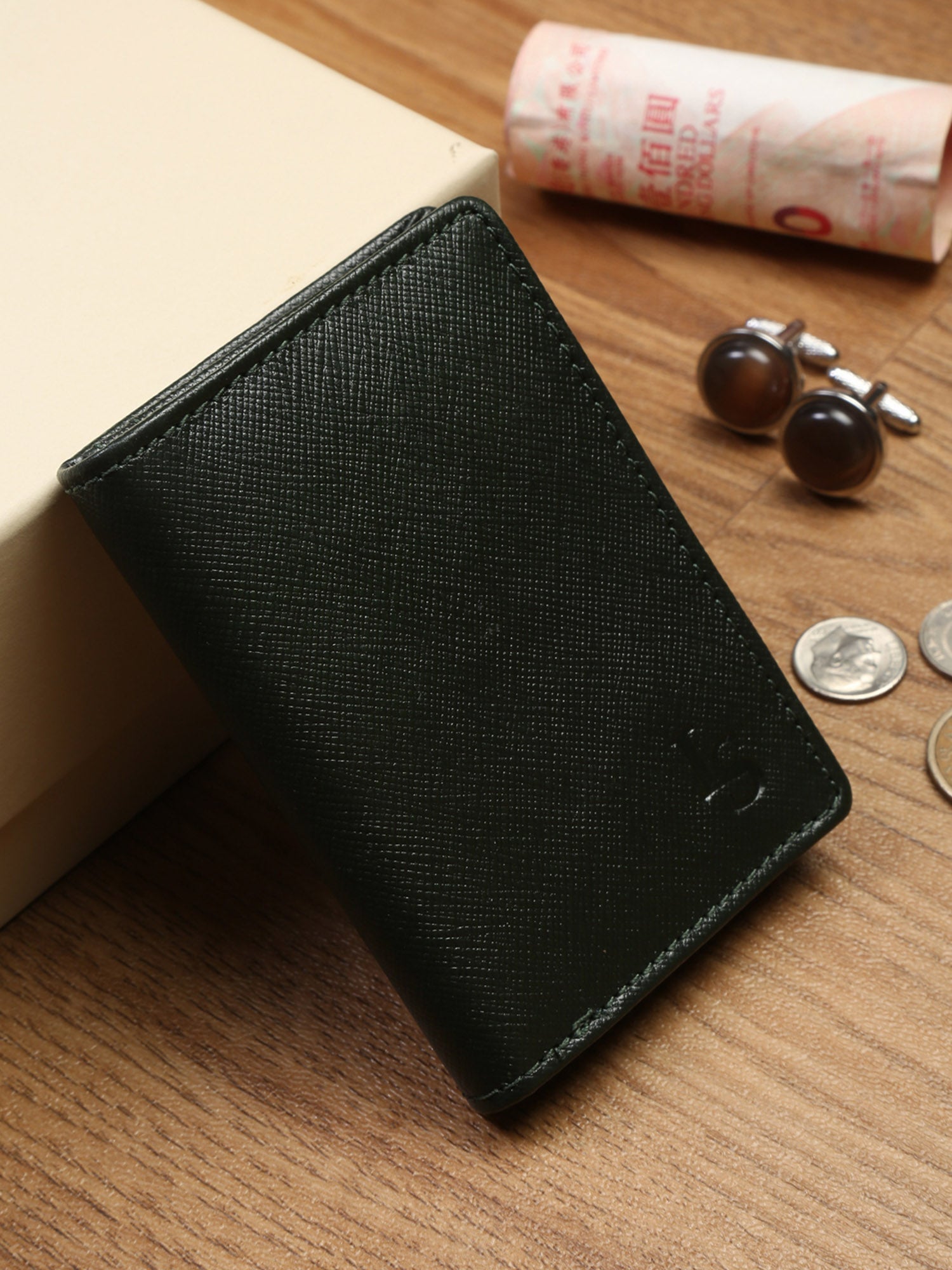 Italian Saffiano Leather Wallet