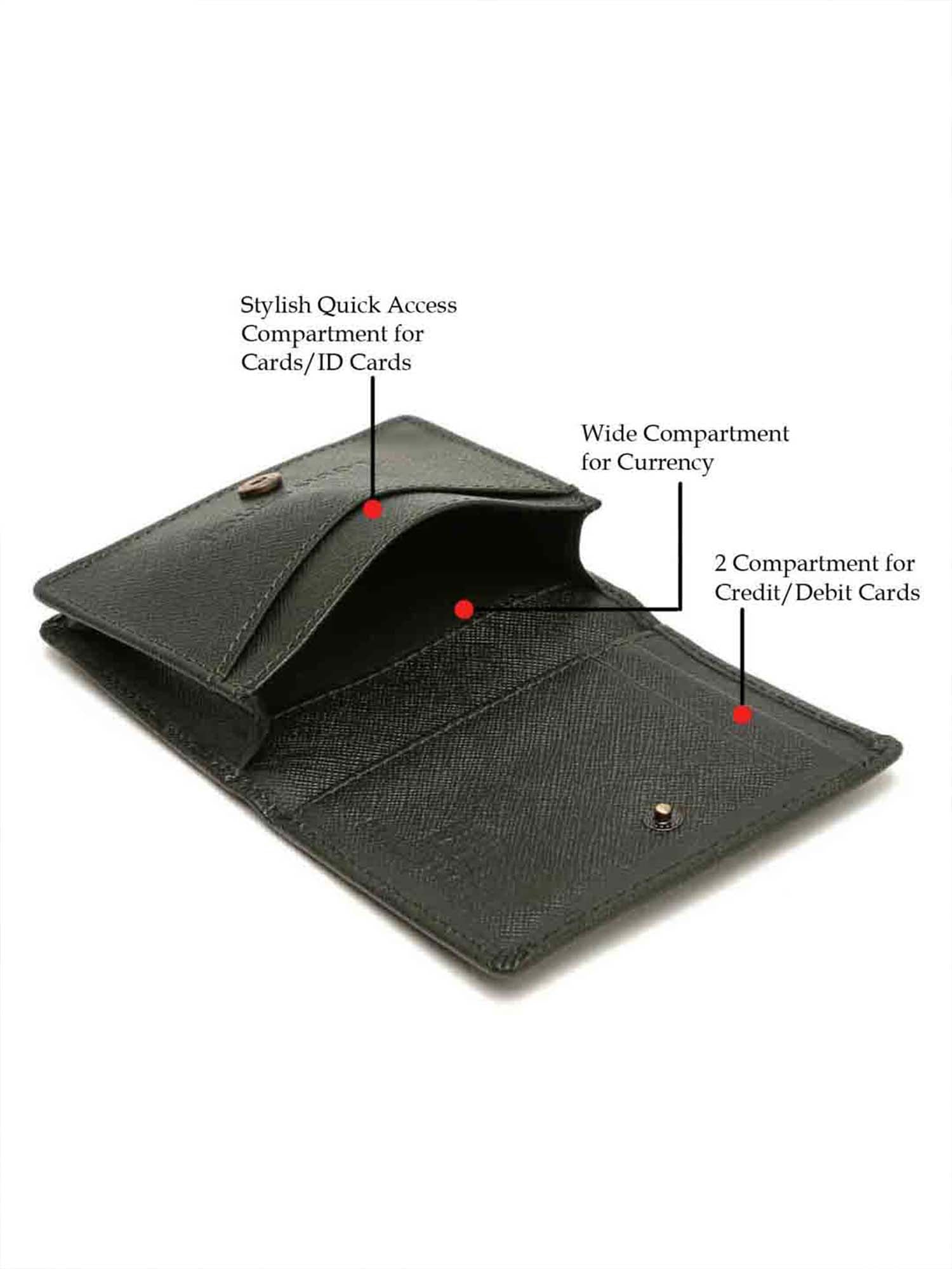 Italian Saffiano Leather Wallet
