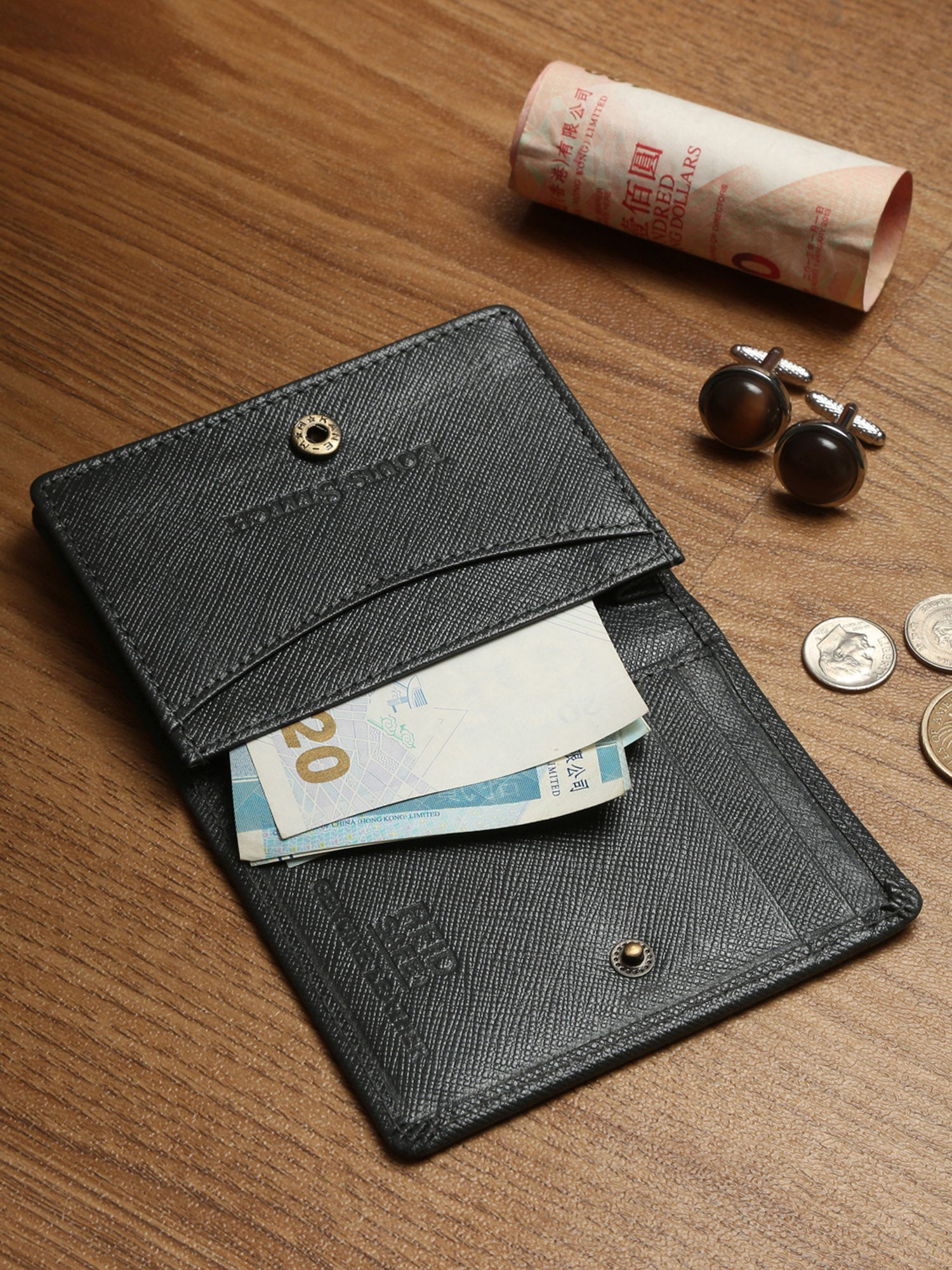 Italian Saffiano Leather Wallet