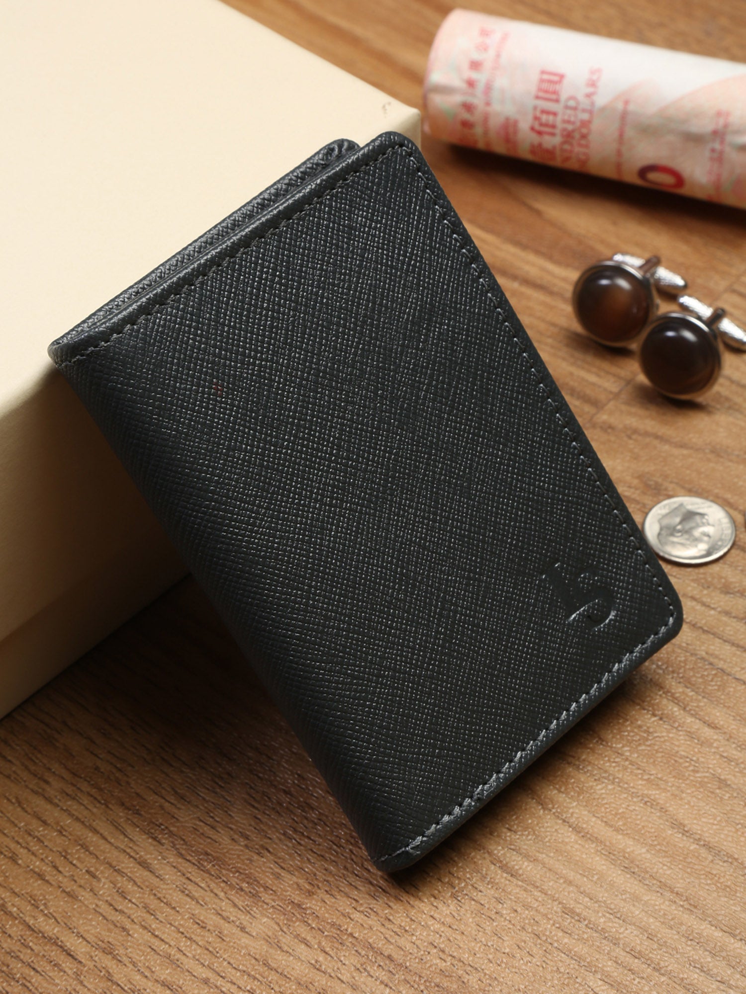 Italian Saffiano Leather Wallet