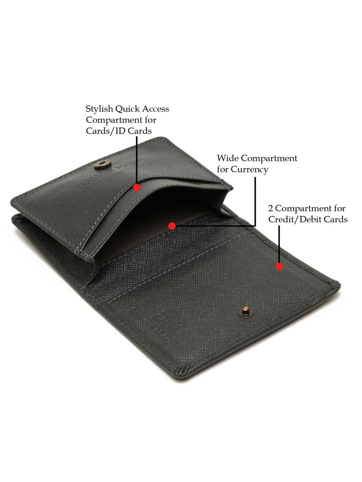 Italian Saffiano Leather Wallet