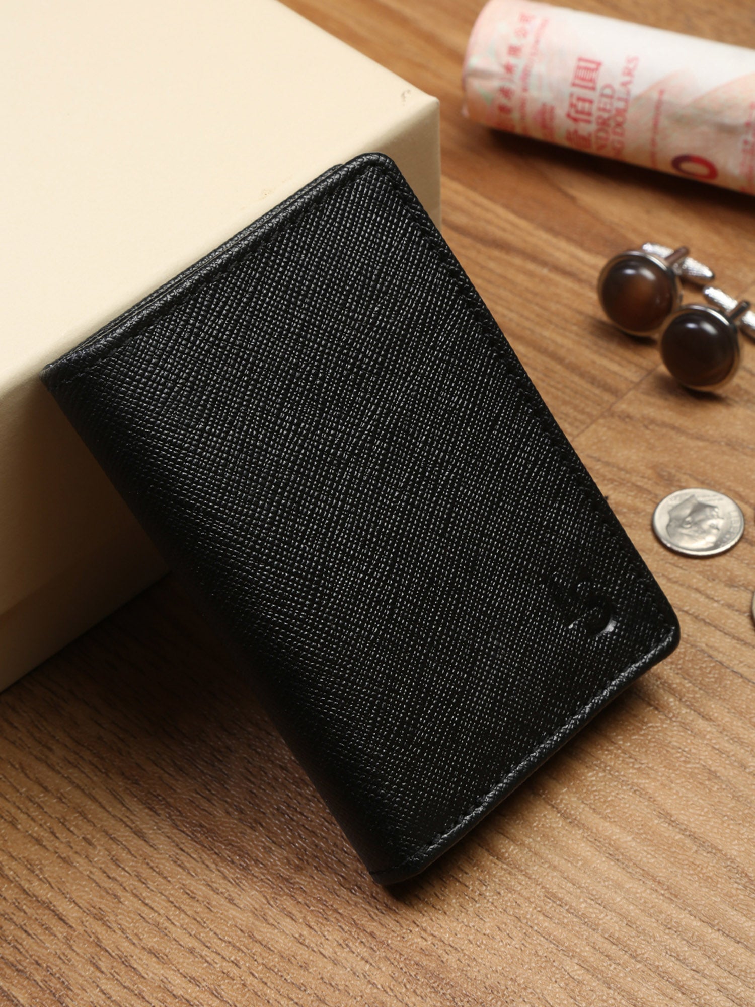 Italian Saffiano Leather Wallet