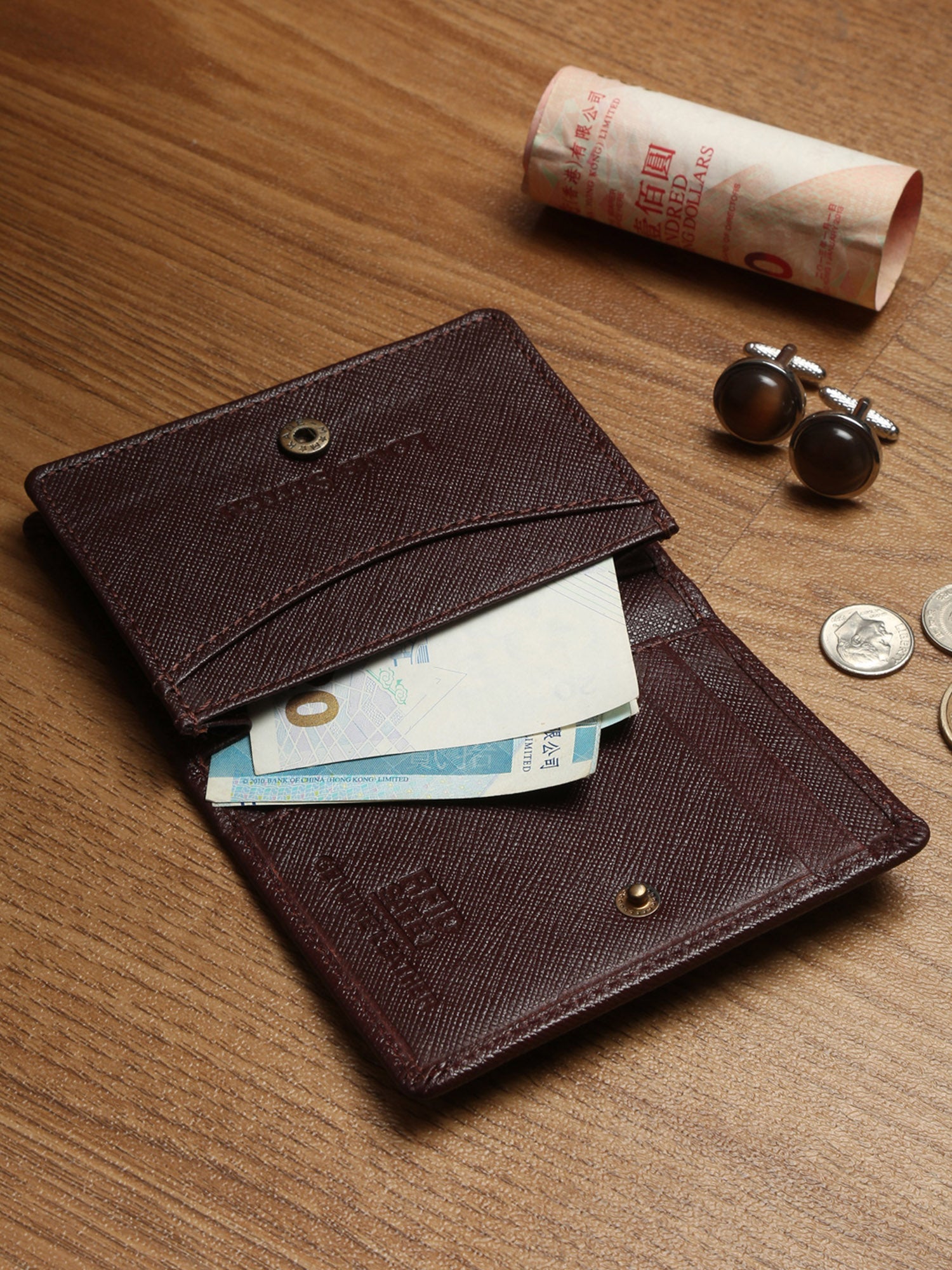 Italian Saffiano Leather Wallet