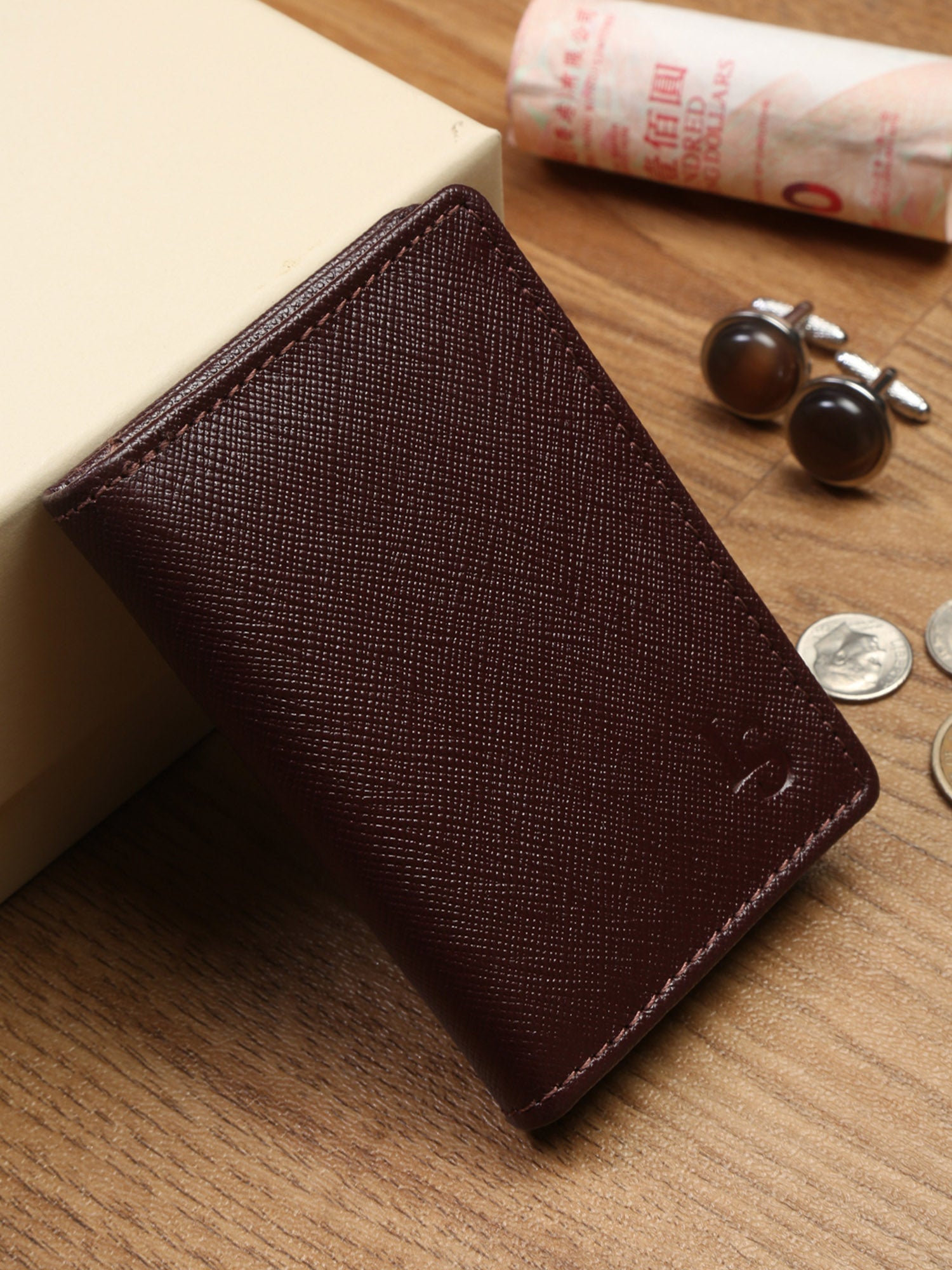 Italian Saffiano Leather Wallet
