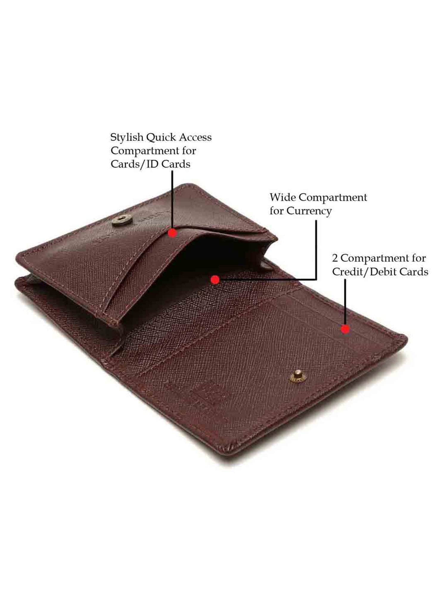 Italian Saffiano Leather Wallet
