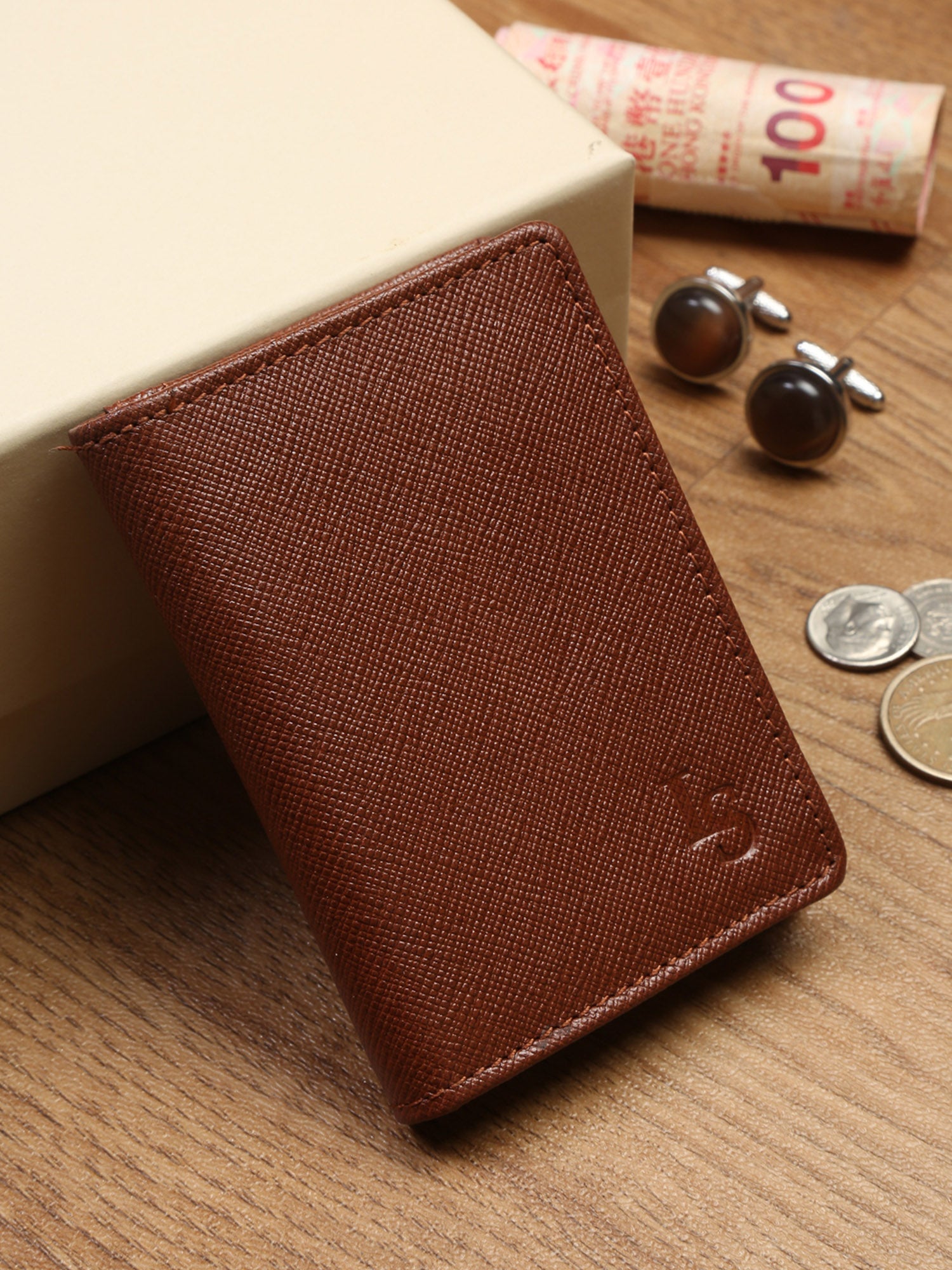 Italian Saffiano Leather Wallet