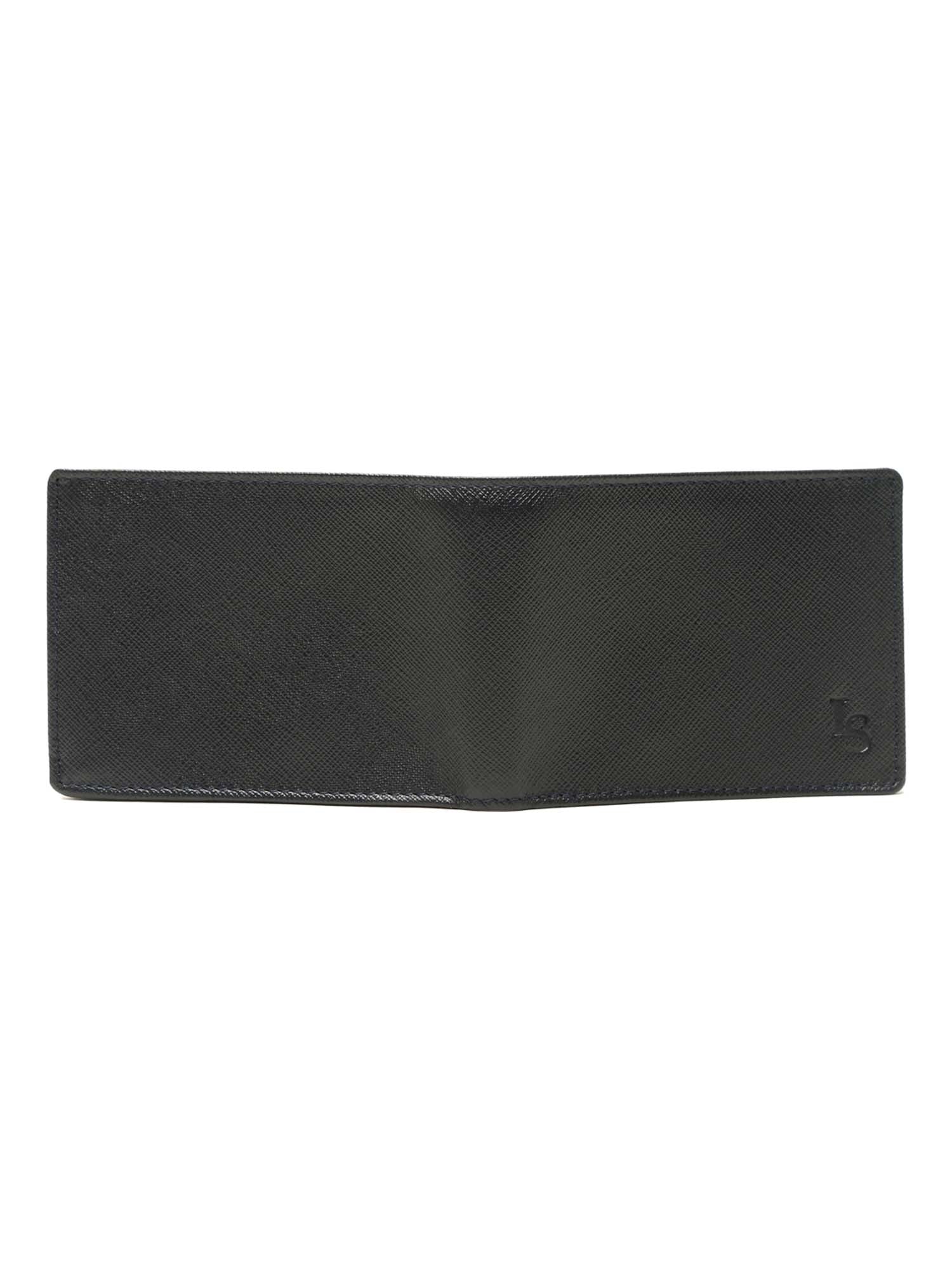 Federal Blue Italian Saffiano Leather RFID Slim Wallet