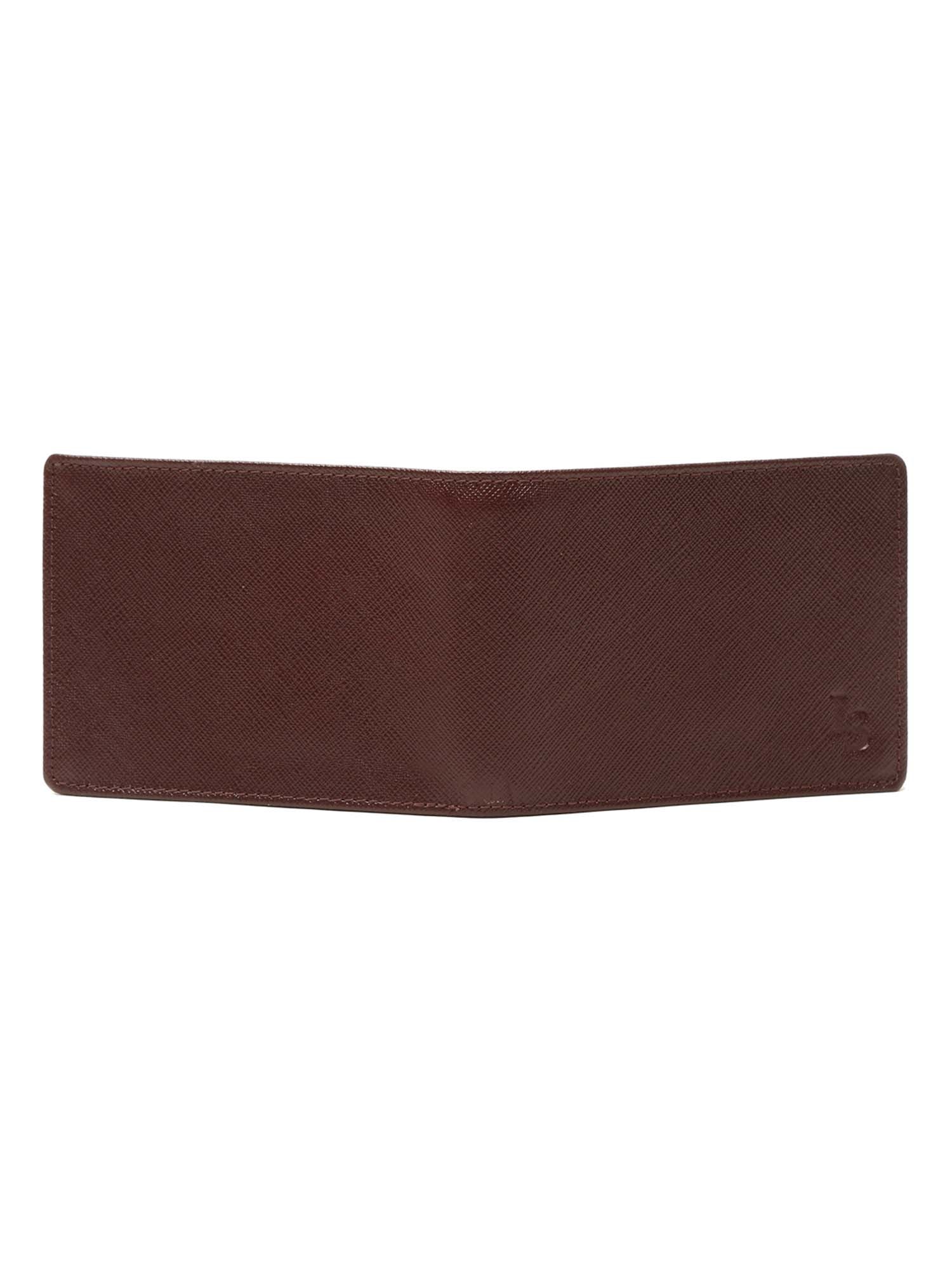Rosewood Italian Saffiano Leather RFID Slim Wallet