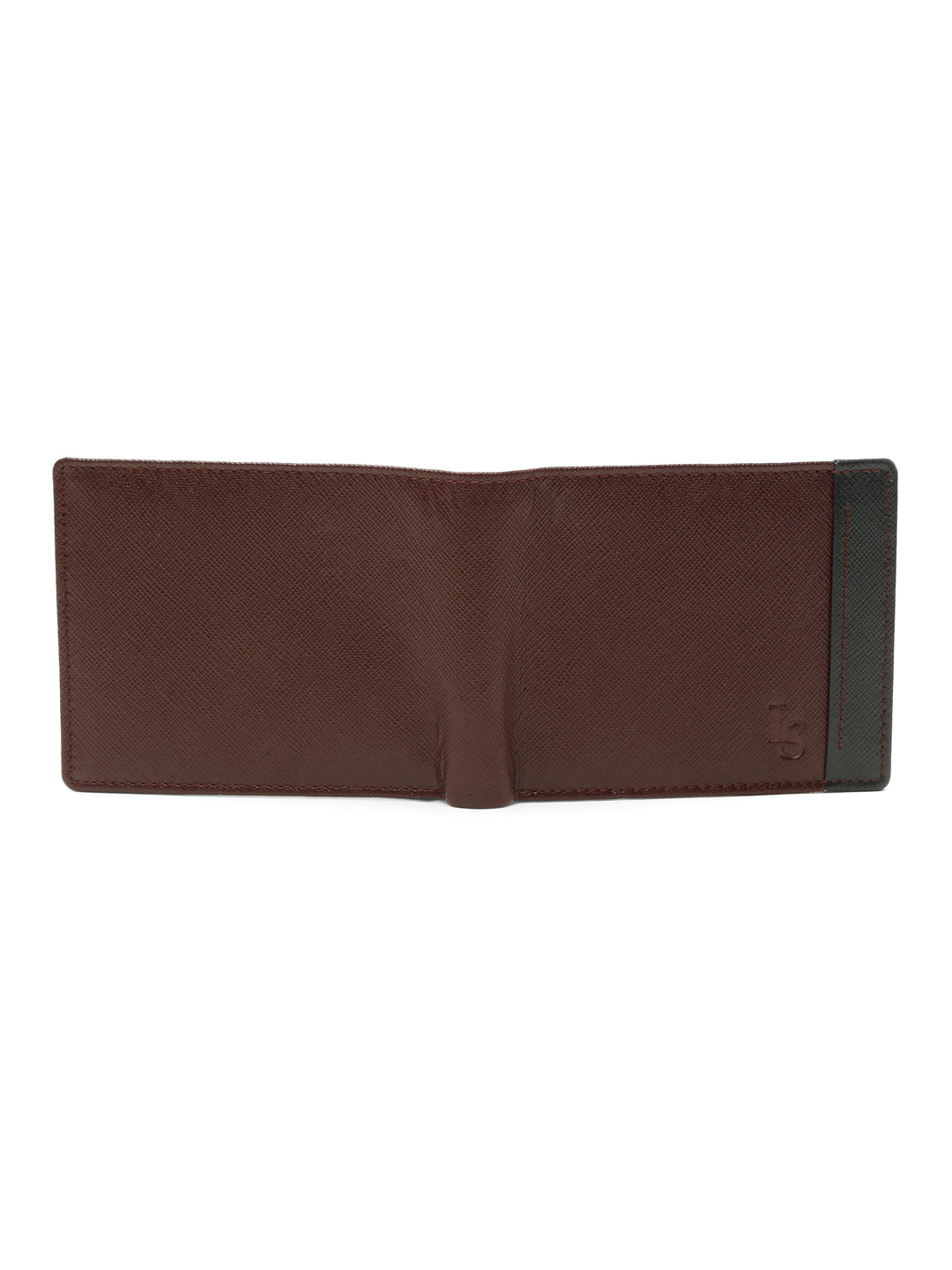 Rosewood Italian Front Zip Saffiano Leather Wallet