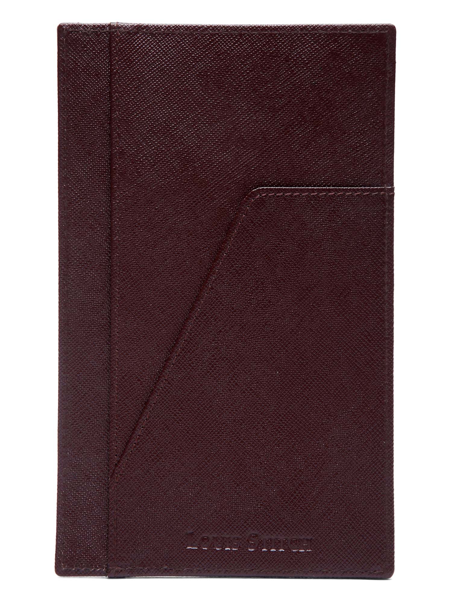 Italian Saffiano Leather Passport Holder With RFID Protection