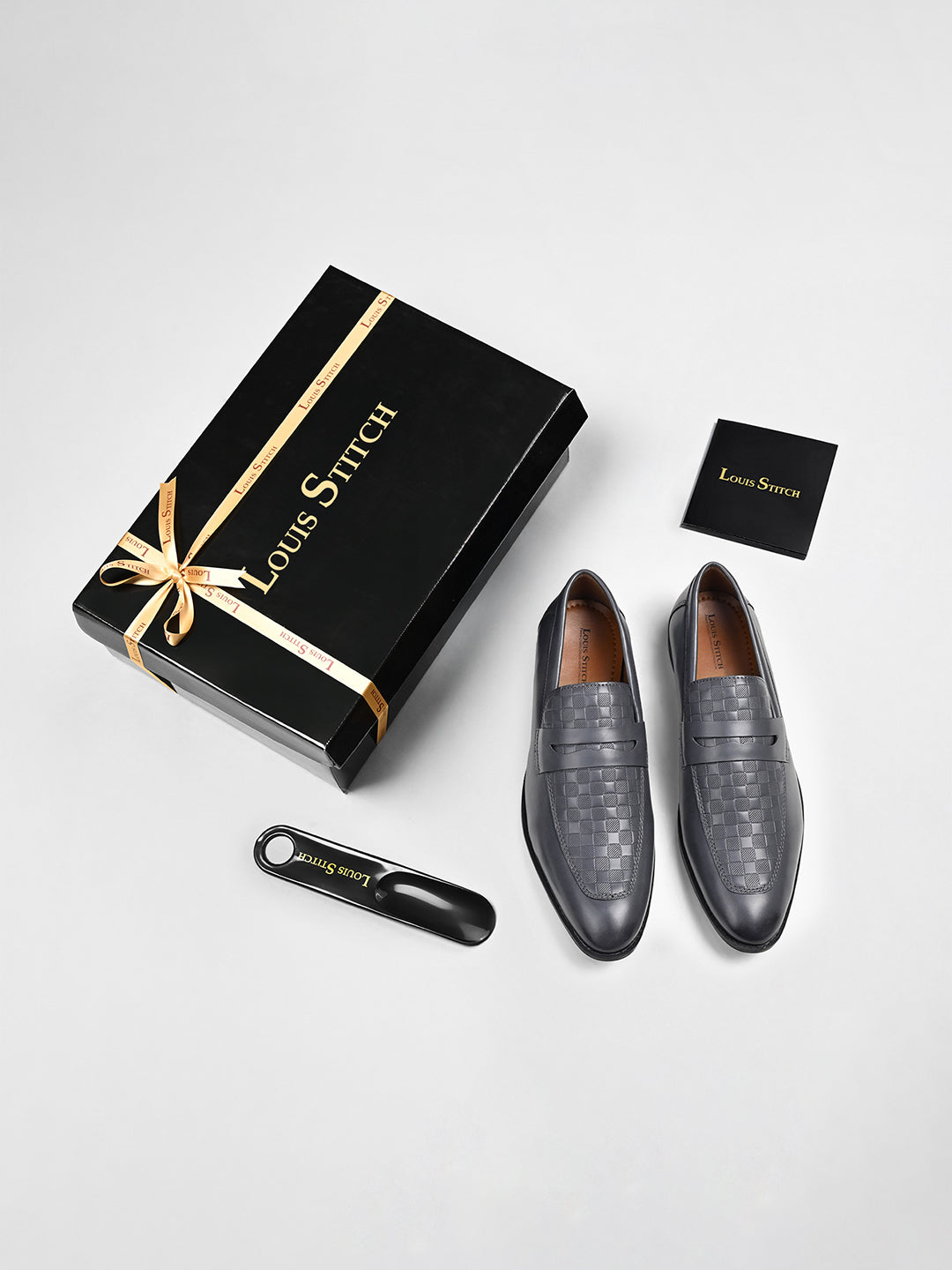 Ash Grey Handcrafted Moccasin Slipon