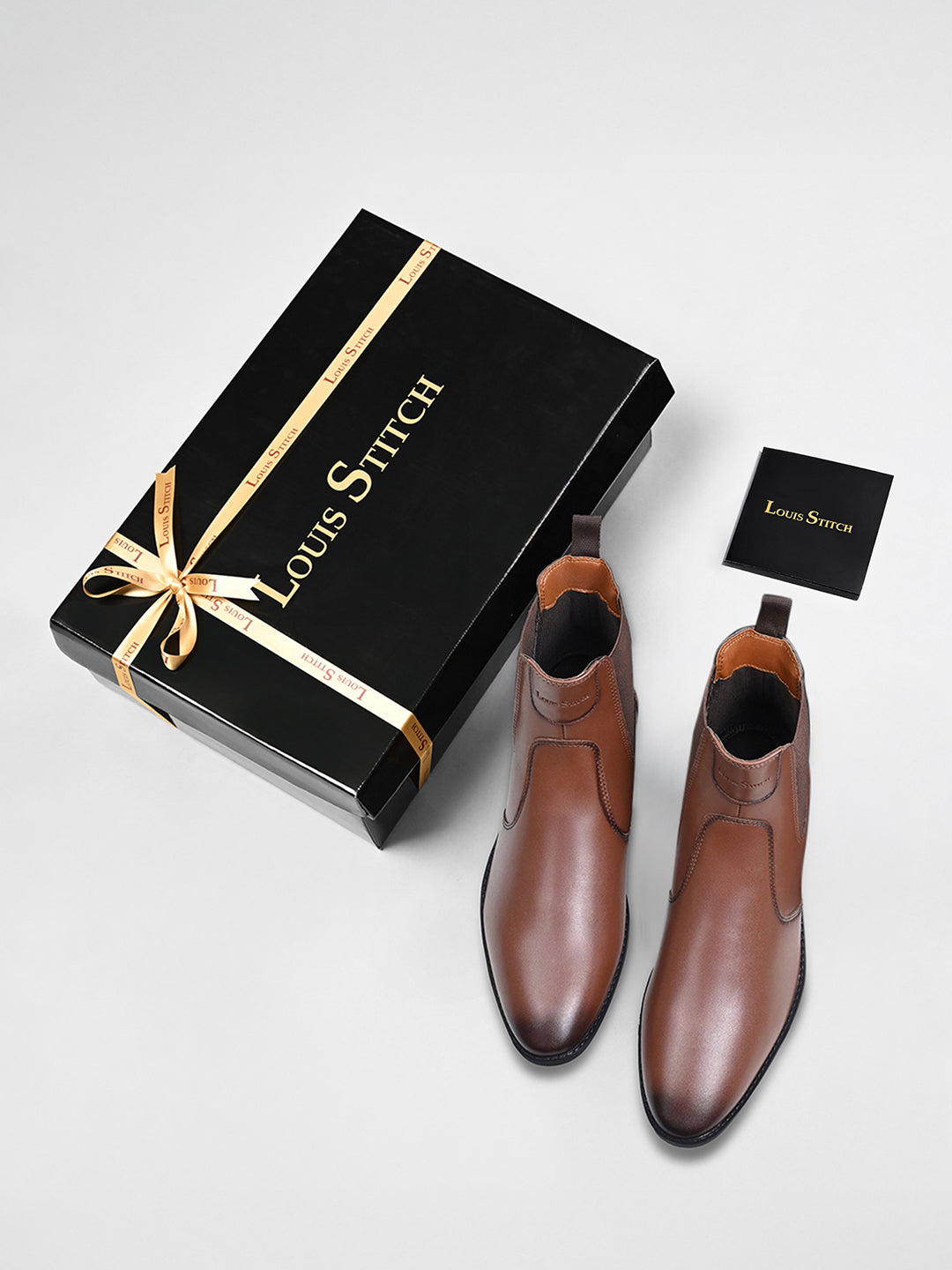 Russet Tan Dual Tone Handcrafted Chelsea Boots