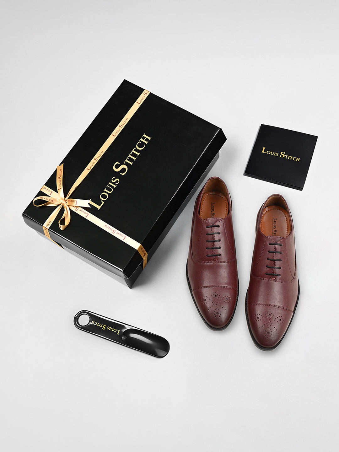 Rosewood Handcrafted Captoe Style Comfortable Laceups Shoes