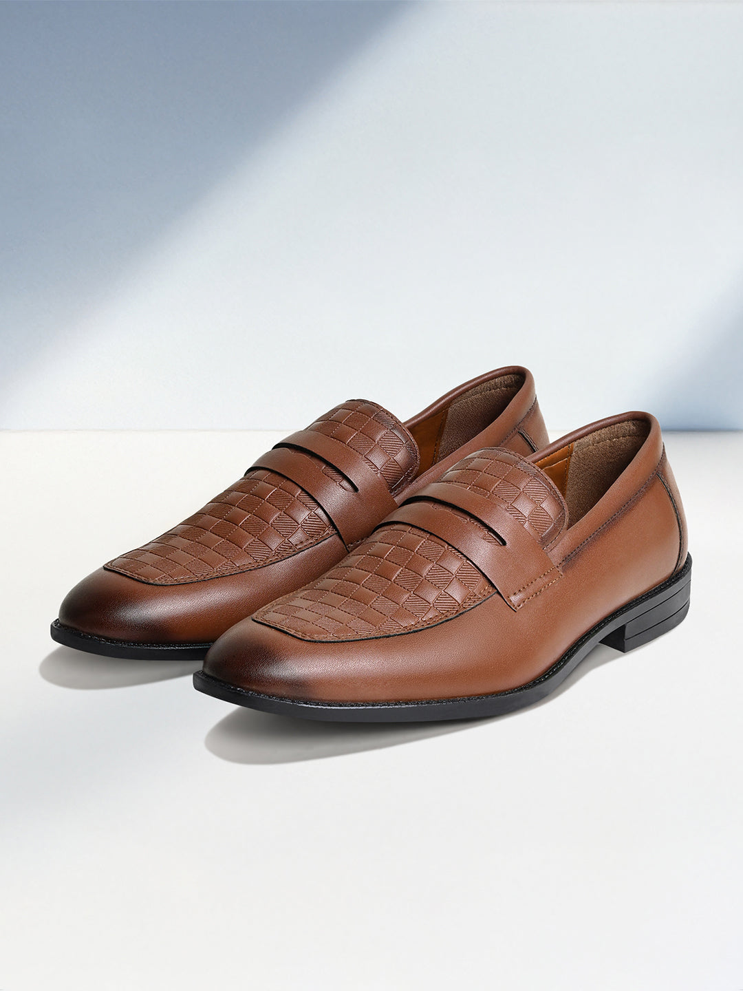 Russet Tan Handcrafted Moccasin Slipon