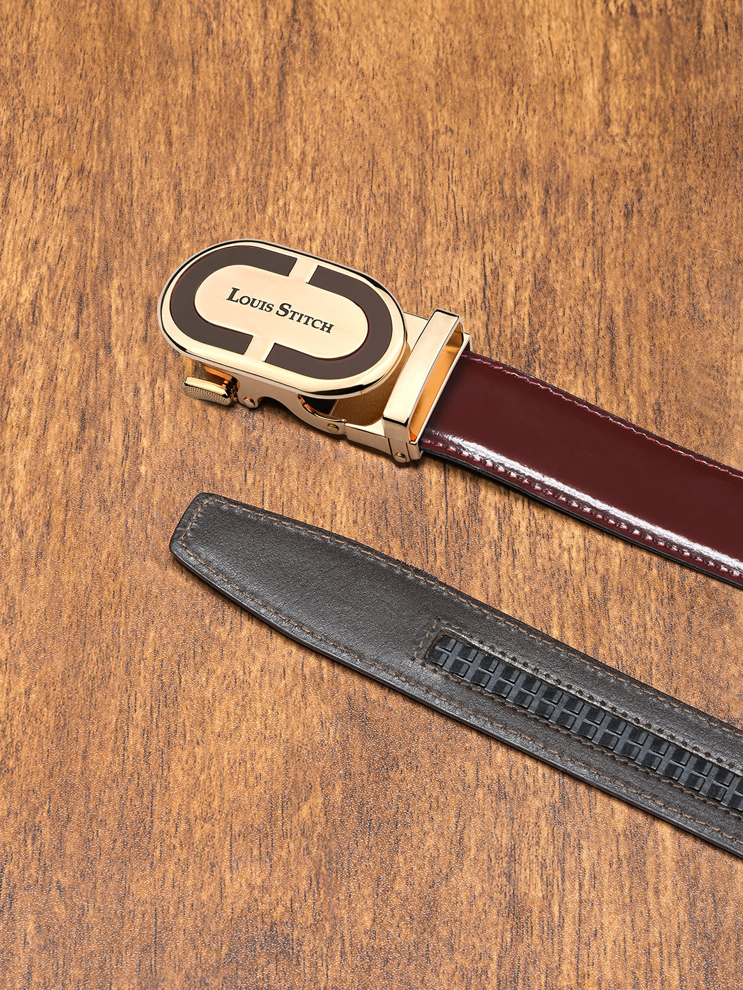 Handcrafted Leather Auto Lock Formal Belt For Men