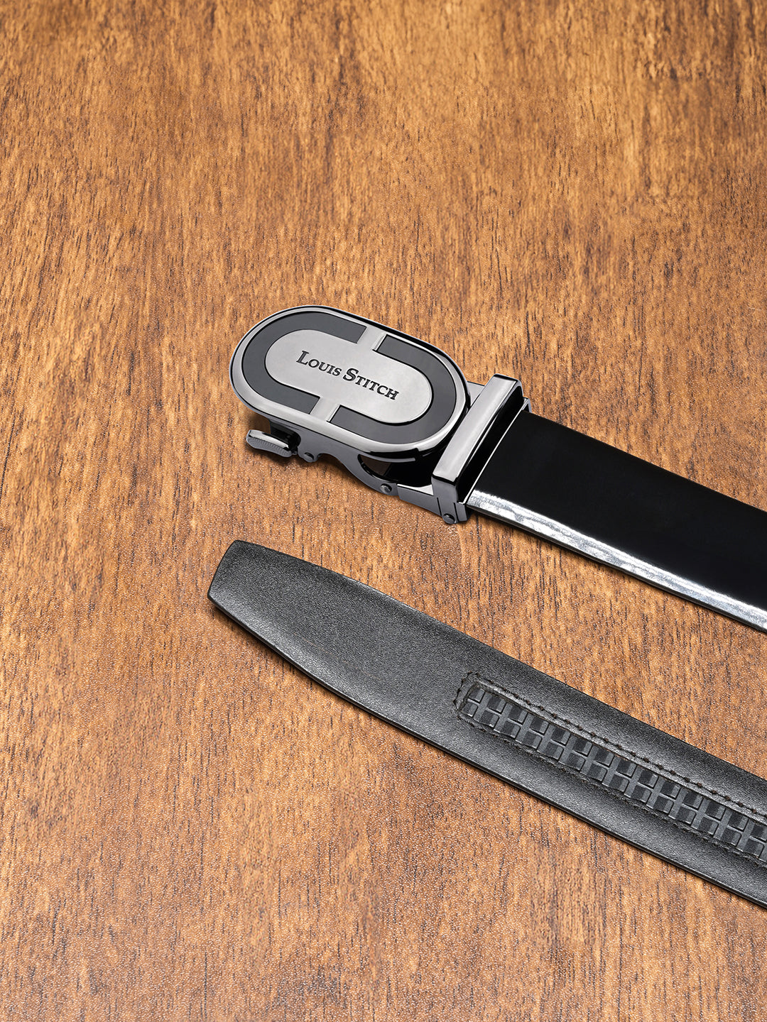 Handcrafted Leather Auto Lock Formal Belt For Men
