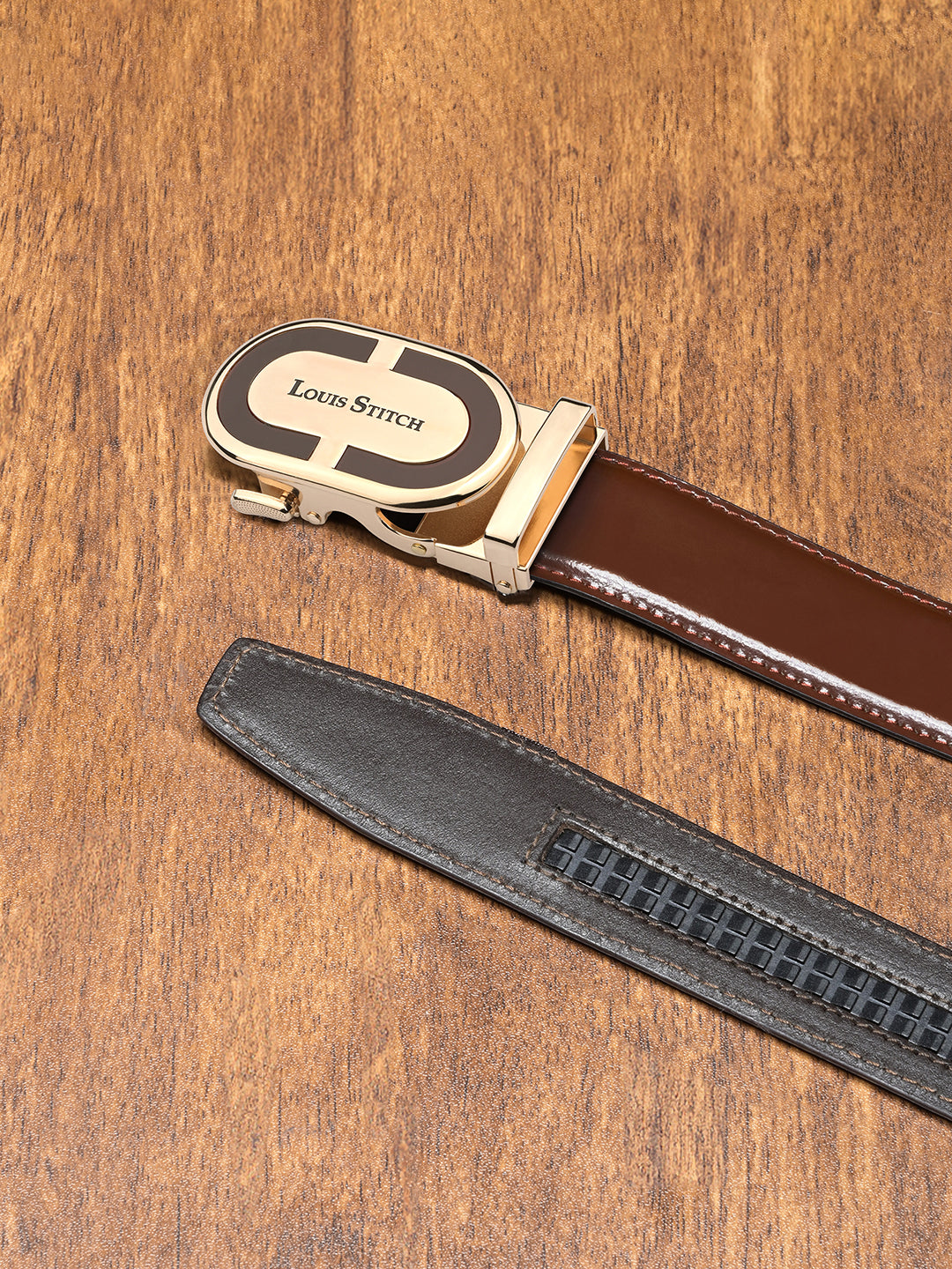 Handcrafted Leather Auto Lock Formal Belt For Men