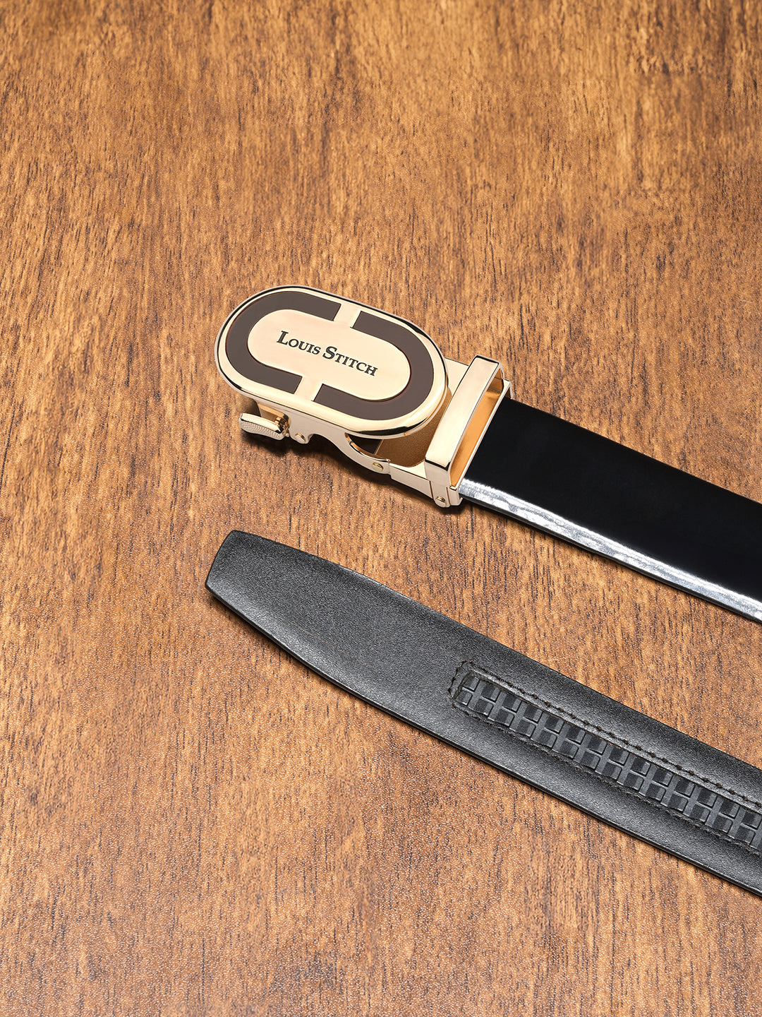 Handcrafted Leather Auto Lock Formal Belt For Men