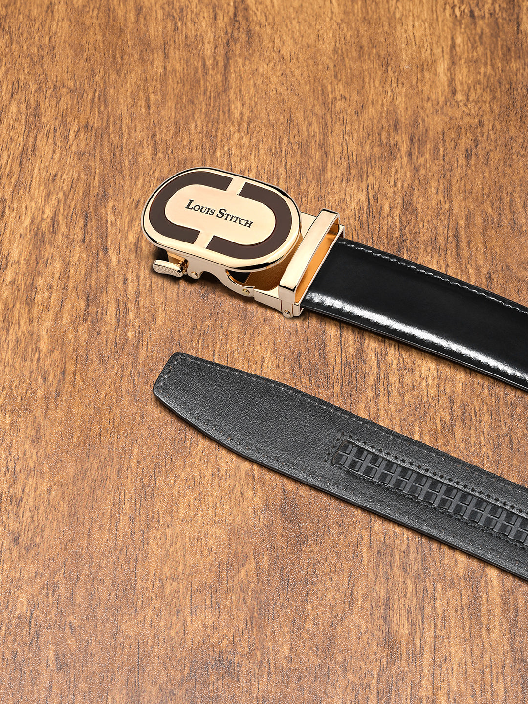 Handcrafted Leather Auto Lock Formal Belt For Men