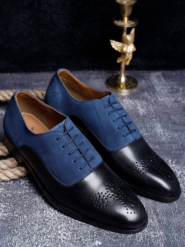 Handmade Italian Leather Formal Brogues Shoes for Men